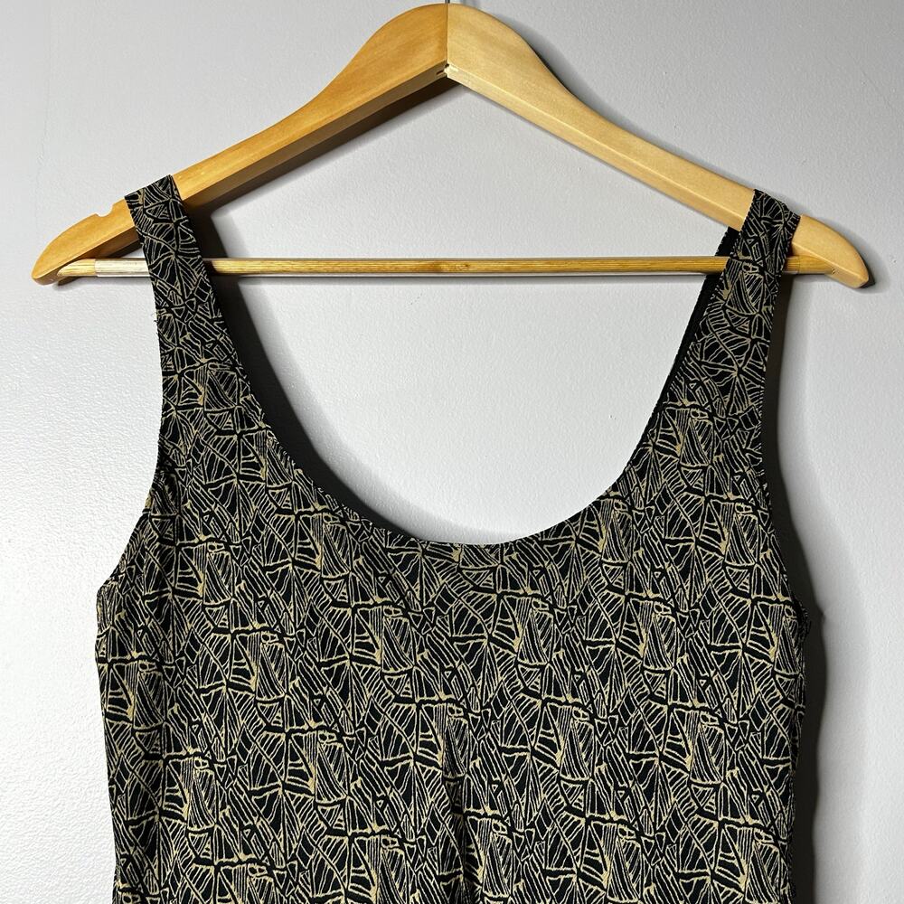 VTG Jones NY Womens Y2K Forest Fairy Tiered Maxi Dress Whimsigoth Grunge Sz 8 - Picture 3 of 8